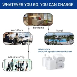 1/5pcs Universal Travel Australia New Zealand AU Plug USB Wall Charger Power Phone Charging Head Australian Standard for iPhone