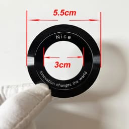 1Pcs Magnetic Metal Ring Universal Mobile Phone Magnet Plate Self Adhesive For Wireless Charger Stand