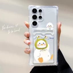 Card Holder Case For Samsung A56 5G A55 A06 A05s A36 A16 A15 A05 A35 A34 A26 A53 A52 A33 A32 A14 A13 A25 Silicone Animal Cover