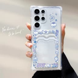Card Holder Case For Samsung A56 5G A55 A06 A05s A36 A16 A15 A05 A35 A34 A26 A53 A52 A33 A32 A14 A13 A25 Silicone Animal Cover