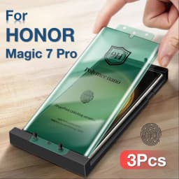 3Pcs For HONOR Magic7 Magic6 Magic5 Magic4 Magic3 Magic2 Magic 7 6 5 4 3 2 Pro Screen Protector with Kit ,Not tempered glass