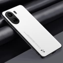 Luxury PU Leather Case For Xiaomi Poco C65 Back Cover Matte Silicone Shockproof Full Protection Phone Case For Redmi 13C 4G