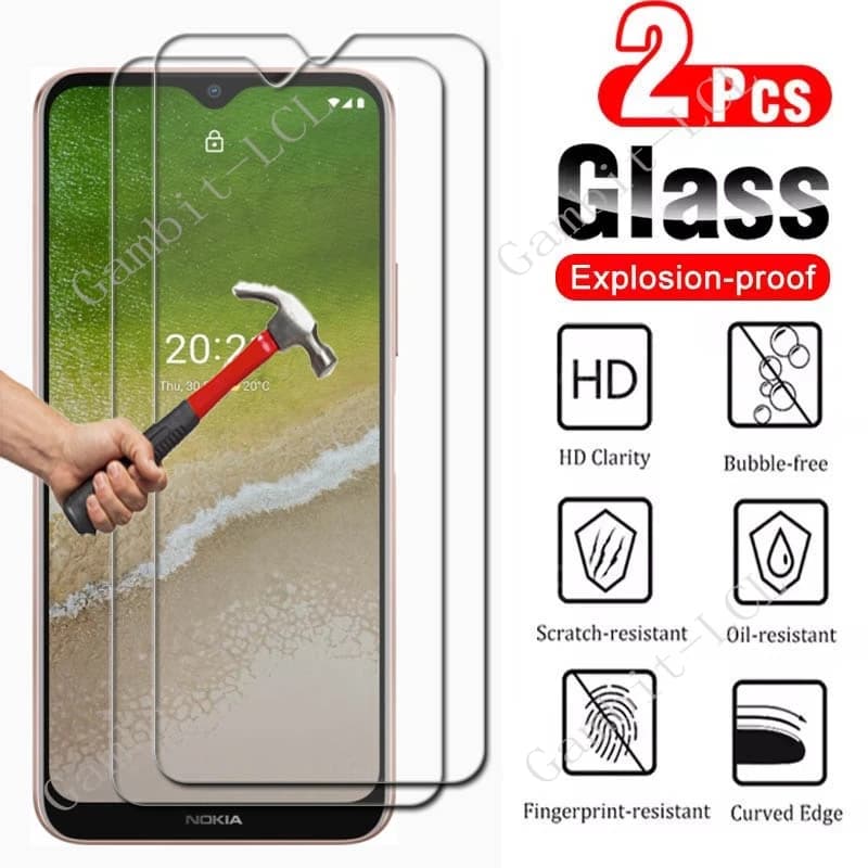 2PCS Tempered Glass For Nokia G10 G11 Plus G20 G21 G22 G42 G60 G100 G300 G310 X10 X100 X20 XR20 X30 5G Screen Protector Film