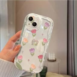 Fresh Oil Painting Daisy Flowers Phone Case For Samsung Galaxy S25 Ultra S24 Plus S25Ultra S25+ S24+ Soft Wavy Edge Cover Cases