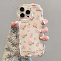 Fresh Oil Painting Daisy Flowers Phone Case For Samsung Galaxy S25 Ultra S24 Plus S25Ultra S25+ S24+ Soft Wavy Edge Cover Cases