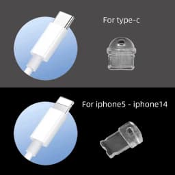 Beautiful Butterfly Phone Dust Plug Accessories Decoration Hanging Pendant for iPhone for Samsung Type-C Charging Port