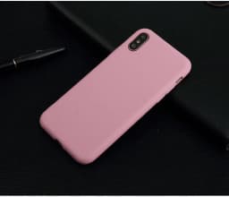 Candy Color Cover Case For iphone X XR XS XS Max Simple Solid Color Ultrathin Soft TPU case