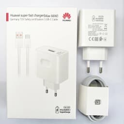 Original HUAWEI 66W Super Charge Quick USB Wall Charger Travel Charge 6A Type C Cable for Mate 50 40 30 P40 Pro Nova8 P 60 50 40