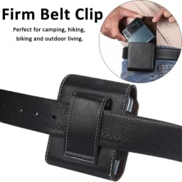 Belt Clip Leather Phone Case for Samsung Galaxy Z flip7 flip6 Flip8 Flip 4 5g FLIP5 Flip 8 7 6 5 3 for Moto Razr 70 ultra 60 50