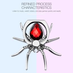 Mobile Spider Ring Phone Holder Luxury Diamond Cell Phone Finger Grip Holder for IPhone 360 Phone Expanding Stand Finger Holder
