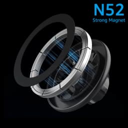 360 Degree Rotation Magnetic Car Phone Holder Ring for MagSafe Mount Universal Magnet Car Mobile Phone Bracket Accessories 17mm