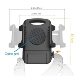 Xnyocn Bicycle Phone Holder Universal Bicycle Motorcycle Mount 360 Rotatable Cradle Clamp Bike Mount Holder for Smartphone
