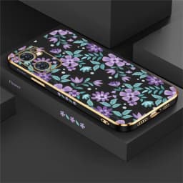 Plating Silicone Case For OPPO Find X5 Lite X3 X2 NEO F11 F5 F7 F9 F17 Pro F15 F19 F23 F21 F1S Shockproof Flowers Cover