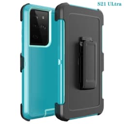 3 IN 1 For Samsung Galaxy S24 S23 S22 S21 S20 ULTRA S10 Plus Note 20 10 9 8 Heavy Duty Shockproof Armor +Belt CliP Phone Case