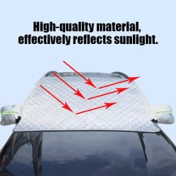 Car Snow Cover Extra Large Windshield Side Window Protector Covers For Snow Ice Sun Shade Dust Frost Freezing Accessories