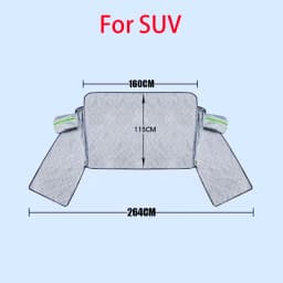 Car Snow Cover Extra Large Windshield Side Window Protector Covers For Snow Ice Sun Shade Dust Frost Freezing Accessories