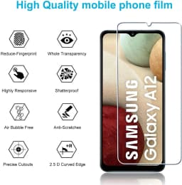 2Pcs/4Pcs Tempered Glass For Samsung Galaxy A12 M12 A12 Nacho F12 Screen Protector Glass Film