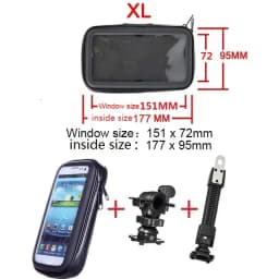 Waterproof Motorcycle Phone Holder Support Telephone Mobile Stand for Moto Support for iPhone 11 Universal Bike Mobile Phone Sup
