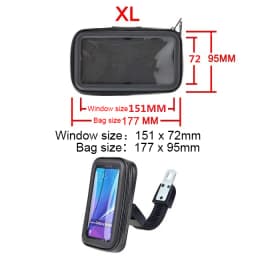 Waterproof Motorcycle Phone Holder Support Telephone Mobile Stand for Moto Support for iPhone 11 Universal Bike Mobile Phone Sup
