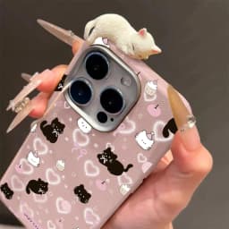 Pretty Love Kitten 3D DIY Doll Soft Case For Redmi A3 9T 12C 9 13 13C 14C 12 10A 9C POCO X3 X6 M3 Pro Note 13 Pro 10 11 12 Pro