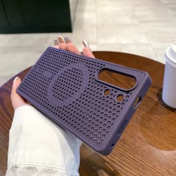 Honeycomb Grid Mesh Cooling Silicone Magsafe Case Cover ZTE Nubia RedMagic 10S Pro+ Heat Dissipation Shell Nubia RedMagic 10 Pro