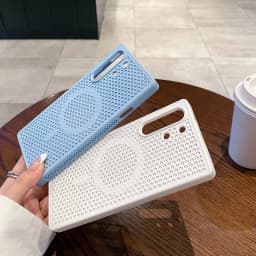 Honeycomb Grid Mesh Cooling Silicone Magsafe Case Cover ZTE Nubia RedMagic 10S Pro+ Heat Dissipation Shell Nubia RedMagic 10 Pro