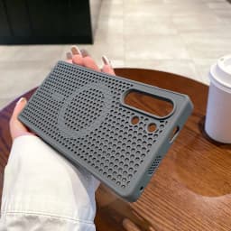 Honeycomb Grid Mesh Cooling Silicone Magsafe Case Cover ZTE Nubia RedMagic 10S Pro+ Heat Dissipation Shell Nubia RedMagic 10 Pro