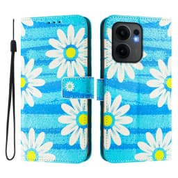 Retro Flower Design Wallet Leather Case For OPPO Reno13 F FS Reno 13F 4G 13 Pro 5G Reno13F Coque Magnetic Flip Cover Phone Bags
