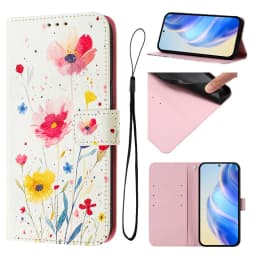 Retro Flower Design Wallet Leather Case For OPPO Reno13 F FS Reno 13F 4G 13 Pro 5G Reno13F Coque Magnetic Flip Cover Phone Bags