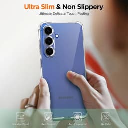 Shockproof Silicone Case For Samsung Galaxy S26 S25 S24 S23 S21 FE S22 Ultra Plus 5G Clear Ultra Thin Soft Cover S25 Edge Shell