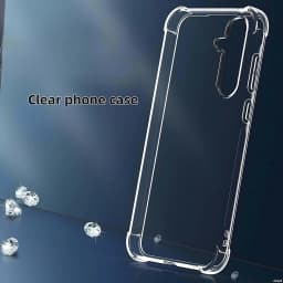 Acrylic Hybrid Hard Back Cover Case For Samsung Galaxy A17 A07 A56 A36 A16 A55 A35 A15 A54 A14 4g 5g Clear Shockproof Soft Shell