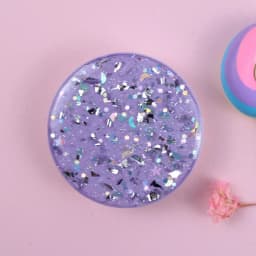 Pop Grip 3D Finger Phone Holder Grips Tok Sockets Starry Sky Glitter Drop Glue Mobile Phone and Tablet Universal Lazy Holder