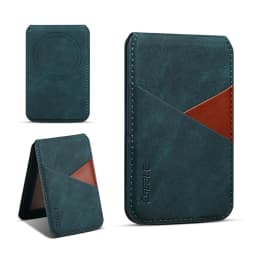 Detachable Leather Wallet Magnetic Phone Holder For Magsafe iPhone 17 Air 16 15 14 Plus 13 12 Pro Max Stand Bank ID Card Cover