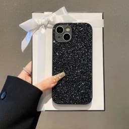 Luxurious Shiny Diamond Rhinestone Glitter for iPhone 17 16 15 14 13 12 11 Pro Max Plus XR 17Air 16E Cover Protective Shell