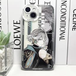 Case for Iphone 17 16 15 Pro Max 11 12 13 14 Pro Max 16e 17 Air 17Pro 16 Plus 13 Mini 16Pro Cover Wanderer Hu Tao Genshin Impact