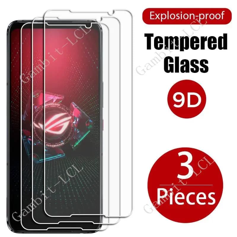 3PCS For ASUS ROG Phone 7 Ultimate 6D 6 Pro 5 5S 3 2 Zenfone 10 9 8 Flip 7 Zenfone10 ROG6 Screen Protector Tempered Glass Film