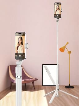 1700mm Selfie Stick Wireless Selfie Stick Phone Tripod Extendable Stand Foldable Monopod For Smartphones Balance Steady Shootin