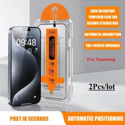 2PCs Dust Free Easy Installation Screen Protector For Samsung S25 S24 Ultra S23 FE S22 S21 S25+ S24+ A35 A55 A16 A54 A51 A52 A53