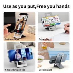 Aluminum Desk Mobile Phone Holder For iPhone Pro/Max/Mini Metal Adjustable Desktop Tablet Stand