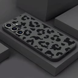 TPU Soft Case for Samsung Galaxy S21 FE S22 Plus S20 S23 Ultra S24 Ultra S21 5G S24 Plus creative leopard print Shell Cover