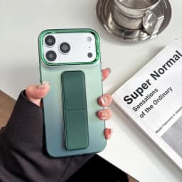 For iPhone 17 16 15 14 18 Pro Max Case Wrist Strap Magnetic Stand Kickstand PC Hard Protective Case for iPhone 18 Support Cover