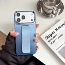 For iPhone 17 16 15 14 18 Pro Max Case Wrist Strap Magnetic Stand Kickstand PC Hard Protective Case for iPhone 18 Support Cover
