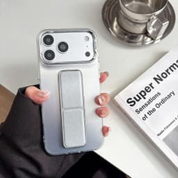 For iPhone 17 16 15 14 18 Pro Max Case Wrist Strap Magnetic Stand Kickstand PC Hard Protective Case for iPhone 18 Support Cover