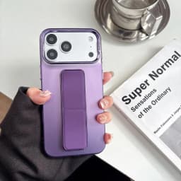 For iPhone 17 16 15 14 18 Pro Max Case Wrist Strap Magnetic Stand Kickstand PC Hard Protective Case for iPhone 18 Support Cover