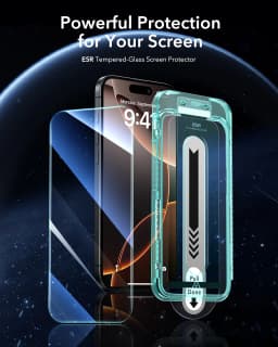 ESR 3 Pack for iPhone 14/13/13 Pro Screen Protector Anti-Peek HD Tempered Glass Screen Film For iphone 16e(SE4)