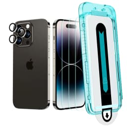 ESR 3 Pack for iPhone 14/13/13 Pro Screen Protector Anti-Peek HD Tempered Glass Screen Film For iphone 16e(SE4)