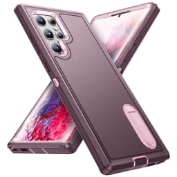 Case For Samsung Galaxy S25 Ultra Galaxy S24 Ultra S23 Ultra Full Body Shockproof Heavy Duty Anti-Scratch Rugged Kickstand Cover