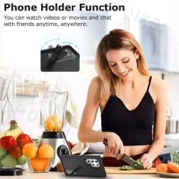 Case For Samsung Galaxy S25 Ultra Galaxy S24 Ultra S23 Ultra Full Body Shockproof Heavy Duty Anti-Scratch Rugged Kickstand Cover