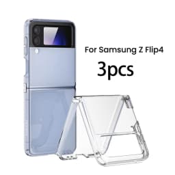 Toocki Transparent TPU Phone Case For Samsung Galaxy Z Flip 6 5 4 3 5G Phone Protector Shockproof Cover For Samsung Z Flip 6 5 4