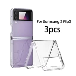Toocki Transparent TPU Phone Case For Samsung Galaxy Z Flip 6 5 4 3 5G Phone Protector Shockproof Cover For Samsung Z Flip 6 5 4